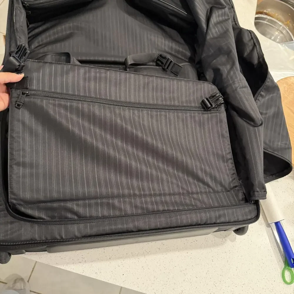 Tumi Black Ballistic Nylon 22in Rolling Garment Bag Carry On Travel Luggage